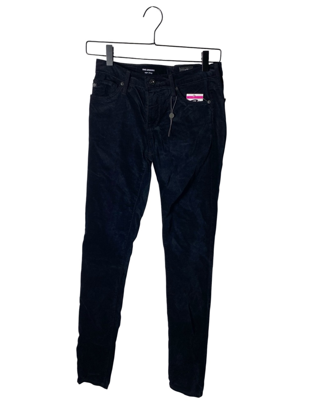 AG Adriano Goldschmied The Legging Super Skinny Velvet Pants